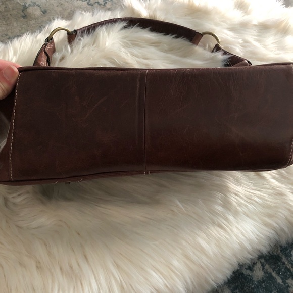 Wilson’s leather brown hobo style shoulder bag - Picture 3 of 8